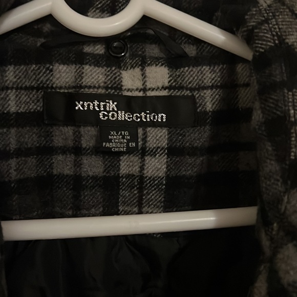 Xntrik pea coat in grey - Picture 2 of 2